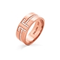 My FF Rose Gold Plated Wide Band Ring-